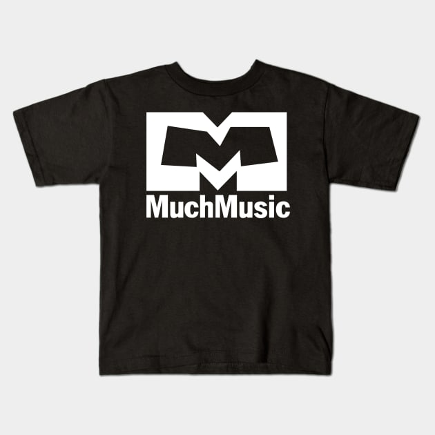 Much Music Retro Logo Kids T-Shirt by Sudburied